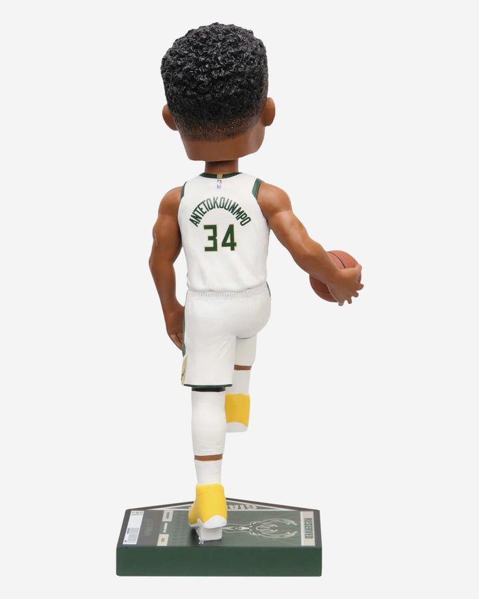 Giannis Antetokounmpo Milwaukee Bucks Big Ticket 18 in Bobblehead FOCO - FOCO.com