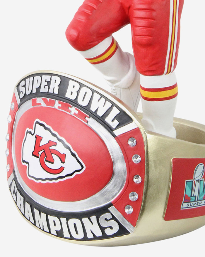 Patrick Mahomes Kansas City Chiefs Super Bowl LVII Champions 18 in Bobblehead FOCO - FOCO.com