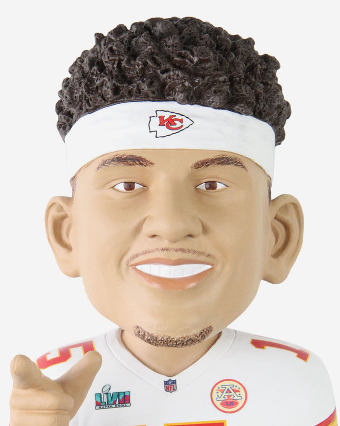 Patrick Mahomes Kansas City Chiefs Super Bowl LVII Champions 18 in Bobblehead FOCO - FOCO.com