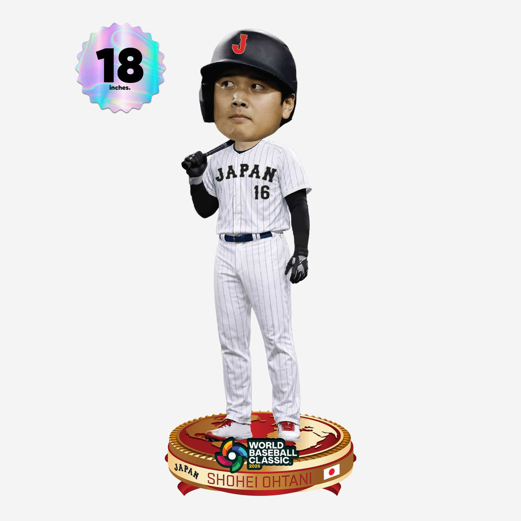 Shohei Ohtani Japan 2026 World Baseball Classic 18 in Bobblehead FOCO - FOCO.com