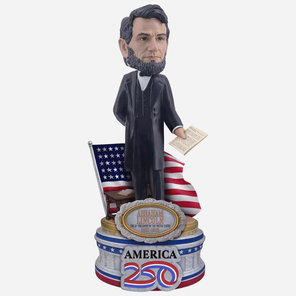 Abraham Lincoln America's 250th Anniversary Historical Figure Bobblehead FOCO - FOCO.com