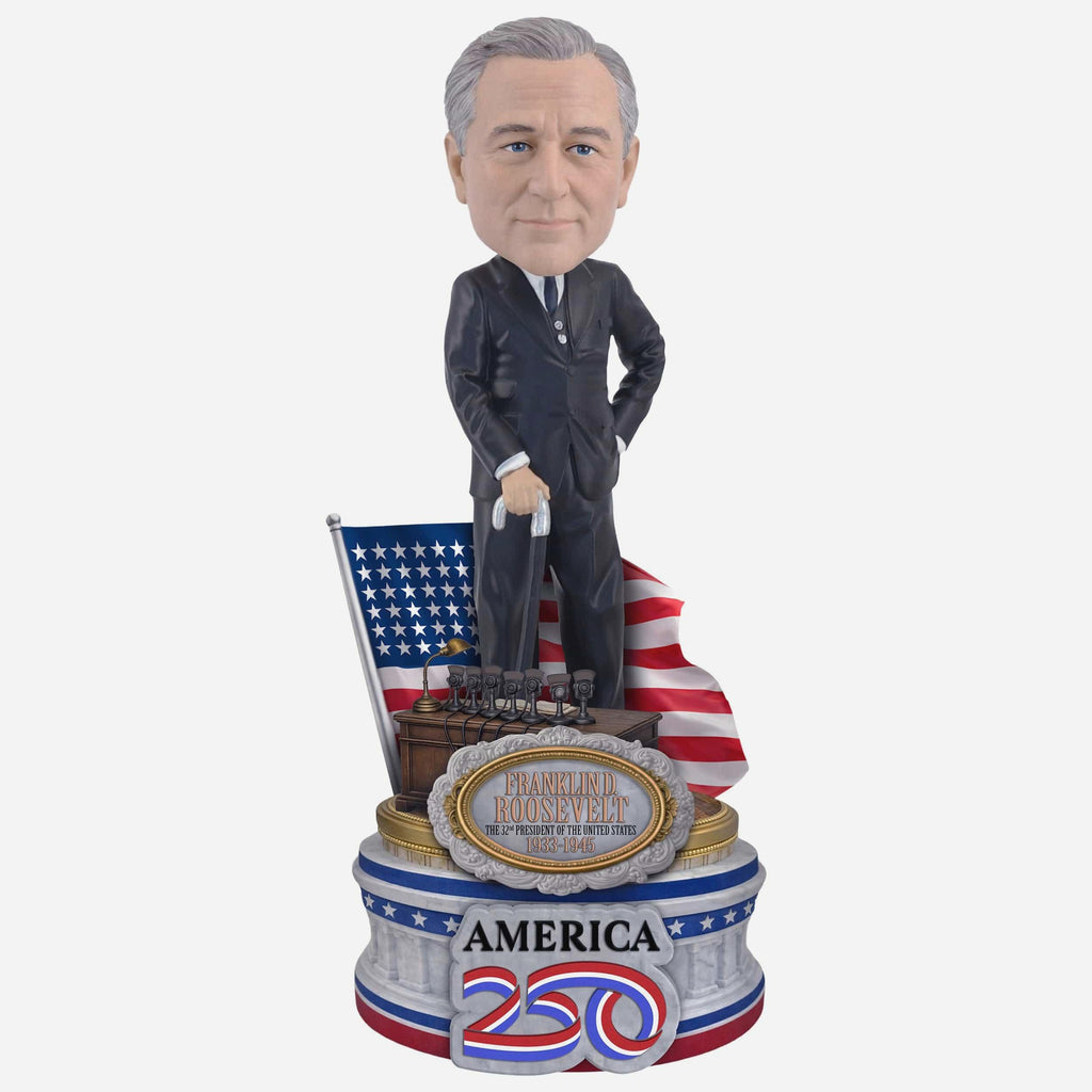 Franklin D Roosevelt America's 250th Anniversary Historical Figure Bobblehead FOCO - FOCO.com