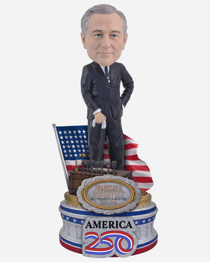 Franklin D Roosevelt America's 250th Anniversary Historical Figure Bobblehead FOCO - FOCO.com