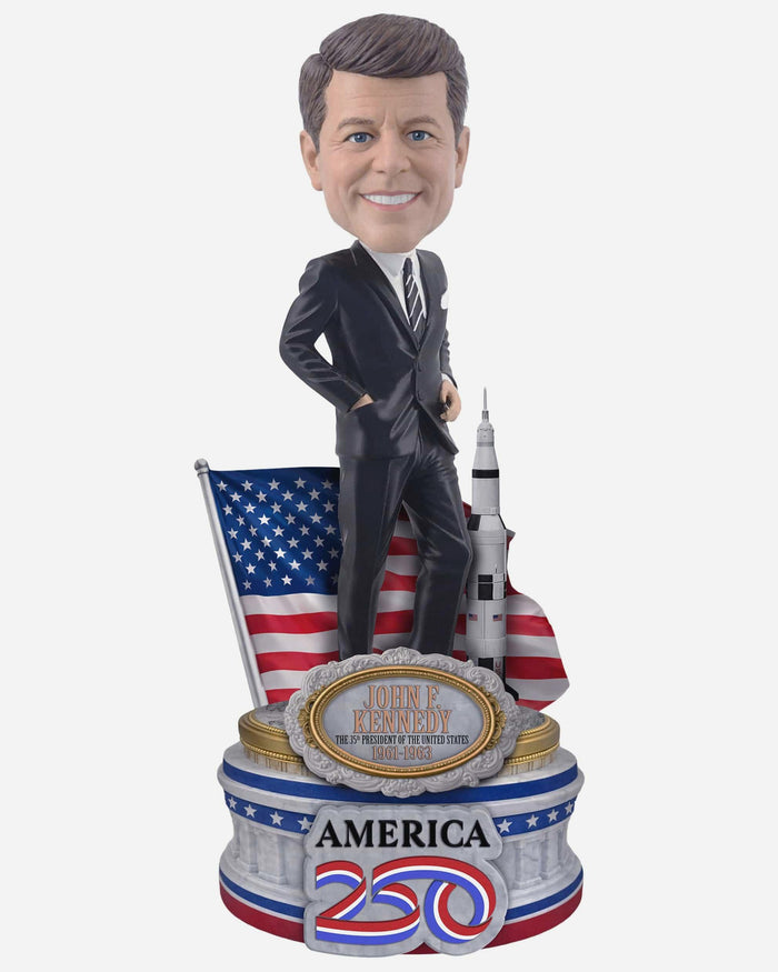 John F Kennedy America's 250th Anniversary Historical Figure Bobblehead FOCO - FOCO.com
