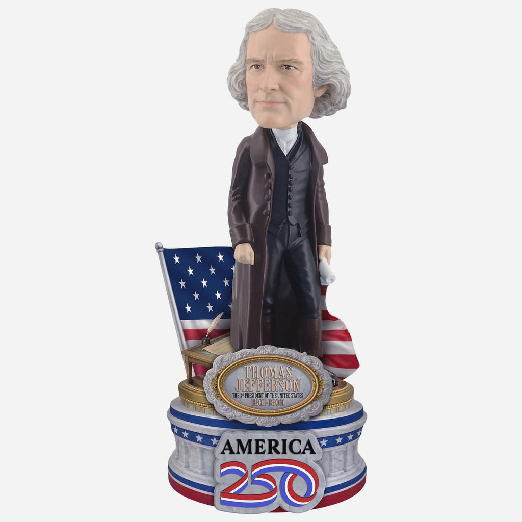 Thomas Jefferson America's 250th Anniversary Historical Figure Bobblehead FOCO - FOCO.com