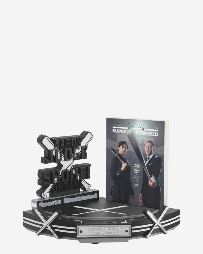 Shohei Ohtani & Aaron Judge Super Powered Sports Illustrated Cover Bobblehead FOCO - FOCO.com