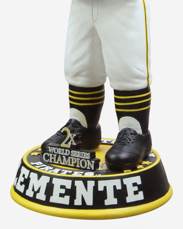 Roberto Clemente Pittsburgh Pirates 2X World Series Champion 3 ft Bobblehead FOCO - FOCO.com