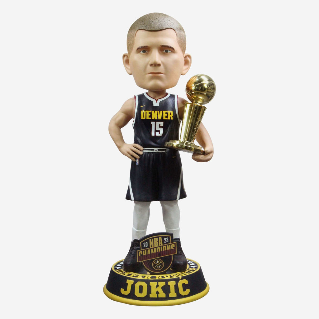 Nikola Jokic Denver Nuggets 2023 NBA Champions 3 Ft Bobblehead FOCO - FOCO.com