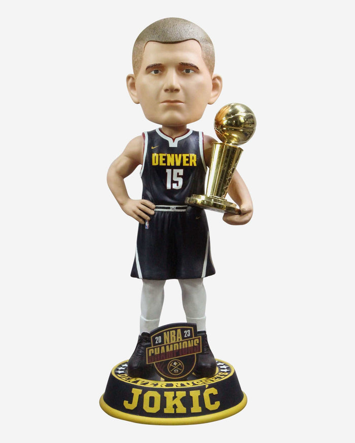 Nikola Jokic Denver Nuggets 2023 NBA Champions 3 Ft Bobblehead FOCO - FOCO.com