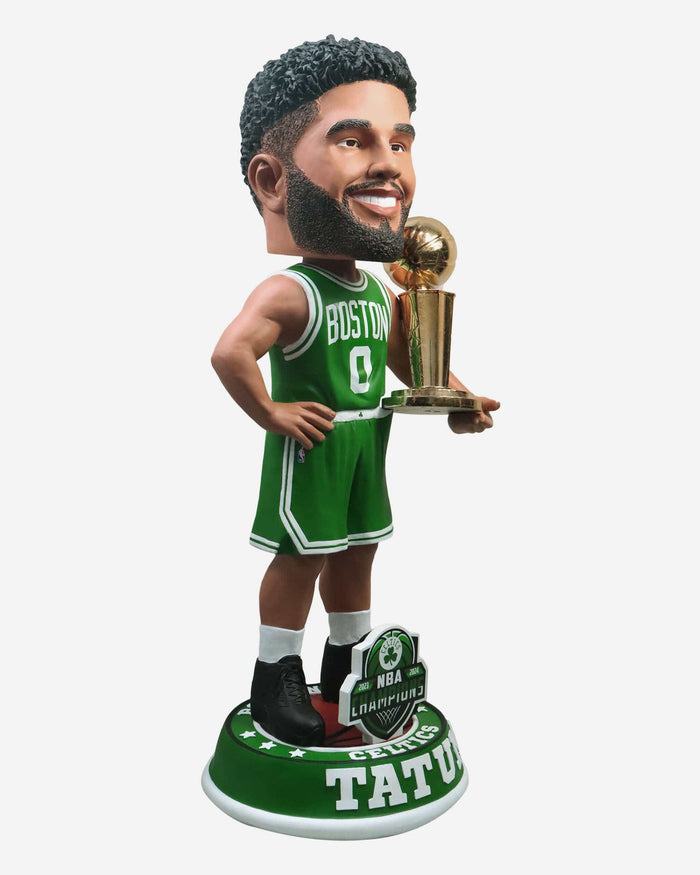 Jayson Tatum Boston Celtics 2024 NBA Champions 3 Ft Bobblehead FOCO - FOCO.com