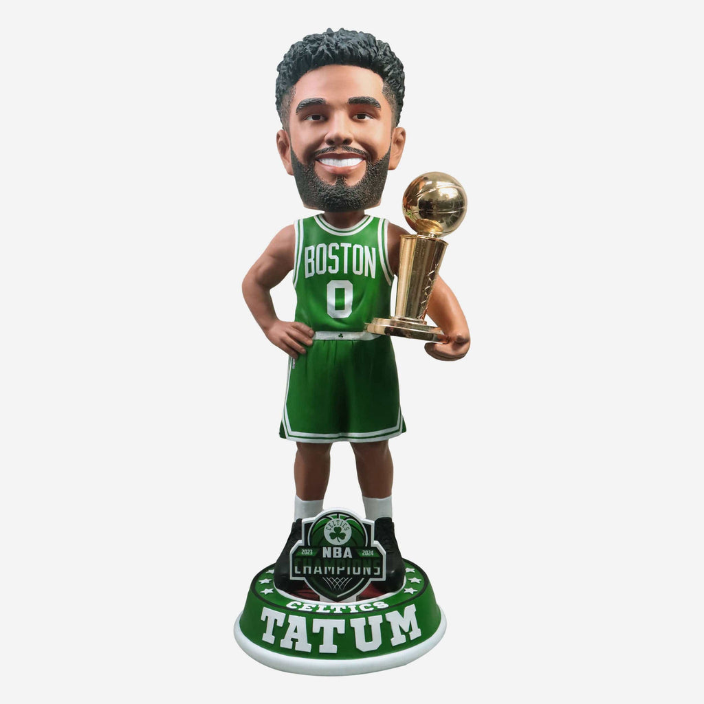 Jayson Tatum Boston Celtics 2024 NBA Champions 3 Ft Bobblehead FOCO - FOCO.com