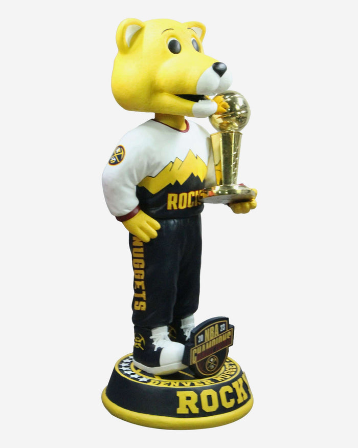 SuperMascot Rocky Denver Nuggets 2023 NBA Champions 3 Ft Mascot Bobblehead FOCO - FOCO.com