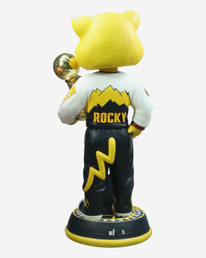 SuperMascot Rocky Denver Nuggets 2023 NBA Champions 3 Ft Mascot Bobblehead FOCO - FOCO.com