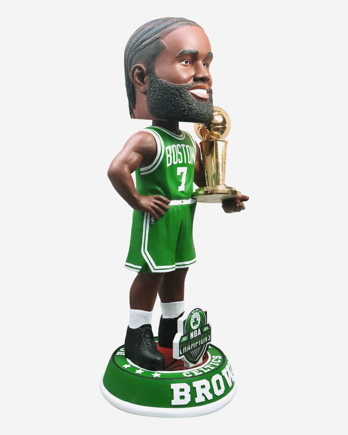 Jaylen Brown Boston Celtics 2024 NBA Champions 3 Ft MVP Bobblehead FOCO - FOCO.com