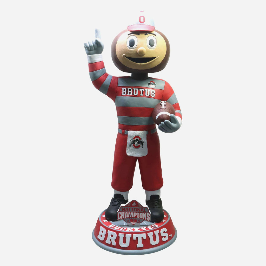 Brutus Buckeye Ohio State Buckeyes 2024 Football National Champions Mascot 3 Ft Bobblehead FOCO - FOCO.com