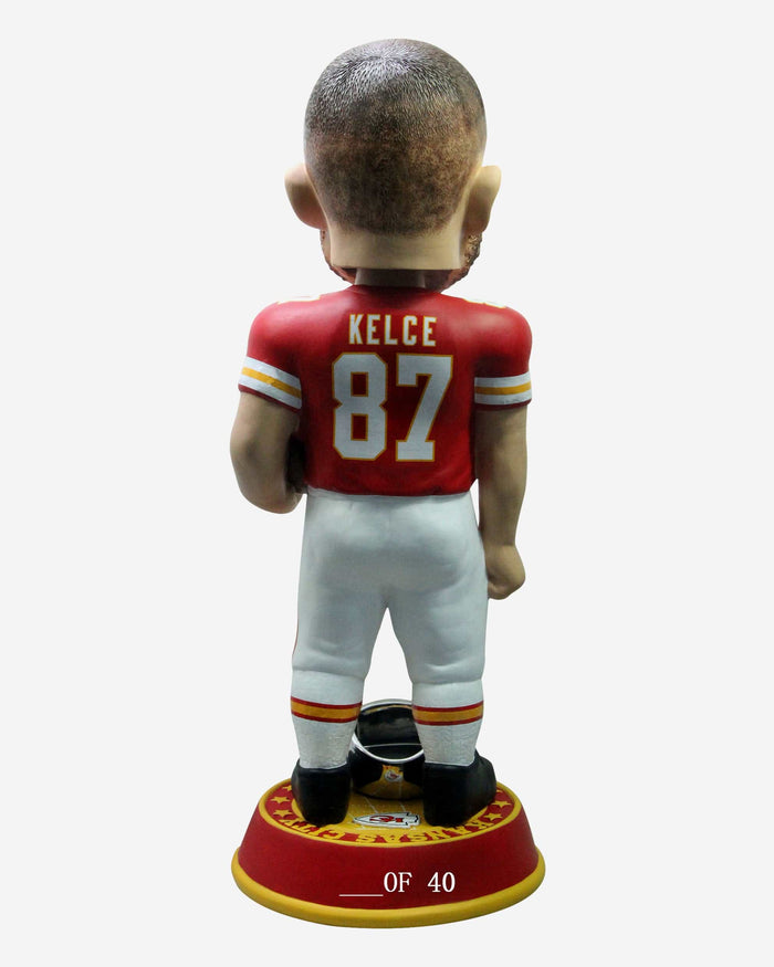 Travis Kelce Kansas City Chiefs Super Bowl LVIII Champions 3 Ft Bobblehead FOCO - FOCO.com