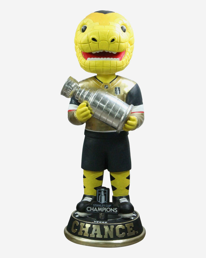 Chance Vegas Golden Knights 2023 Stanley Cup Champions 3 Ft Mascot Bobblehead FOCO - FOCO.com