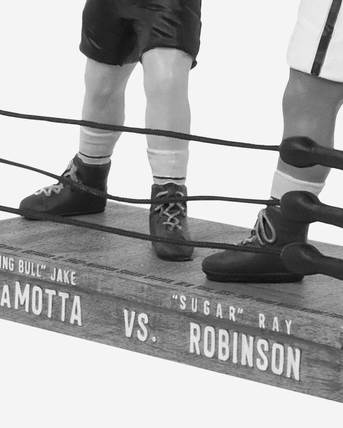 Jake LaMotta & Sugar Ray Robinson Between the Ropes Boxing Ring Dual Bobblehead FOCO - FOCO.com