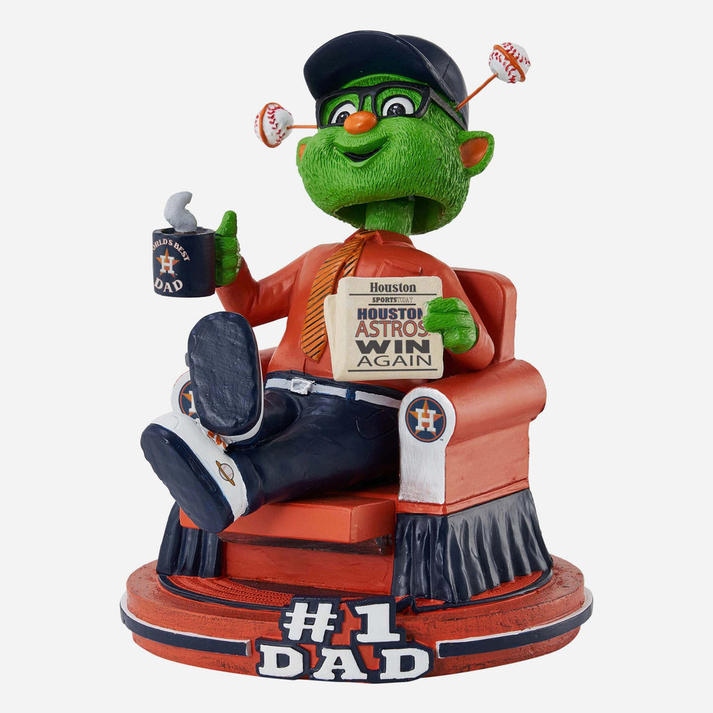 Orbit Houston Astros No 1 Dad Mascot Bobblehead FOCO - FOCO.com