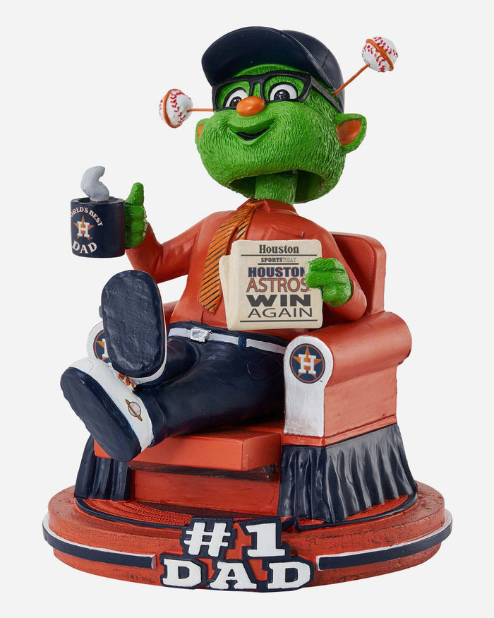 Orbit Houston Astros No 1 Dad Mascot Bobblehead FOCO - FOCO.com