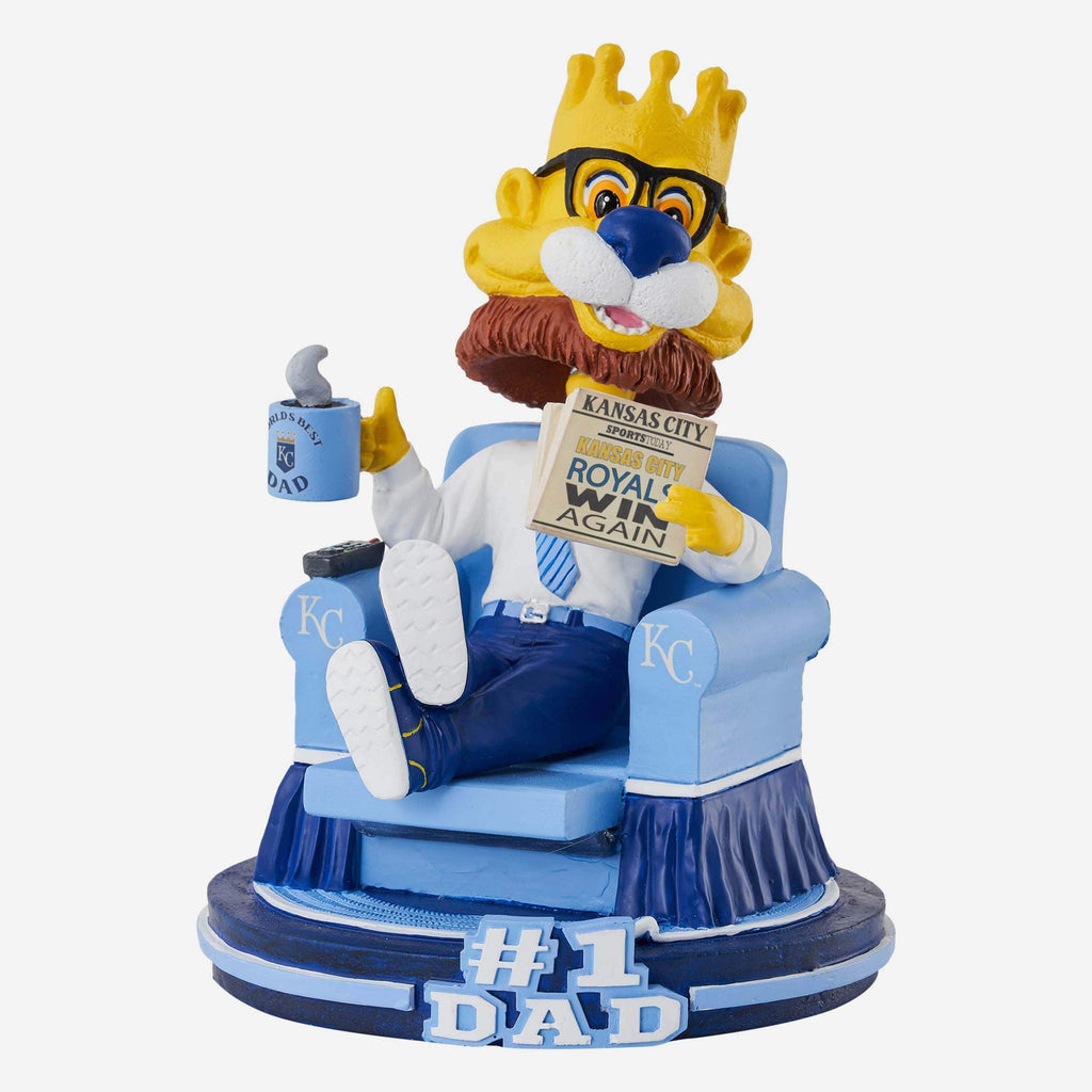 Sluggerrr Kansas City Royals No 1 Dad Mascot Bobblehead FOCO - FOCO.com