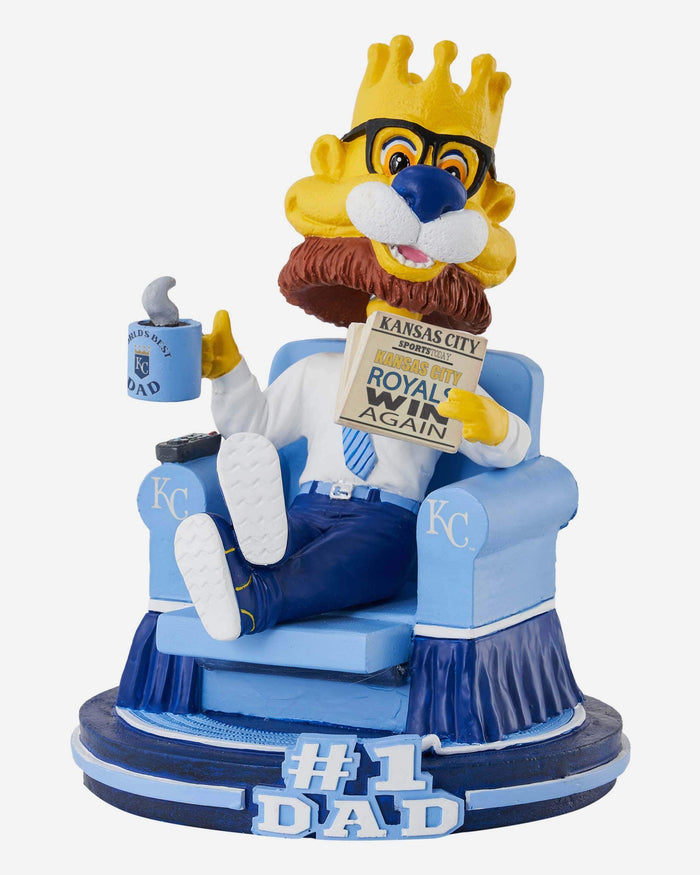 Sluggerrr Kansas City Royals No 1 Dad Mascot Bobblehead FOCO - FOCO.com