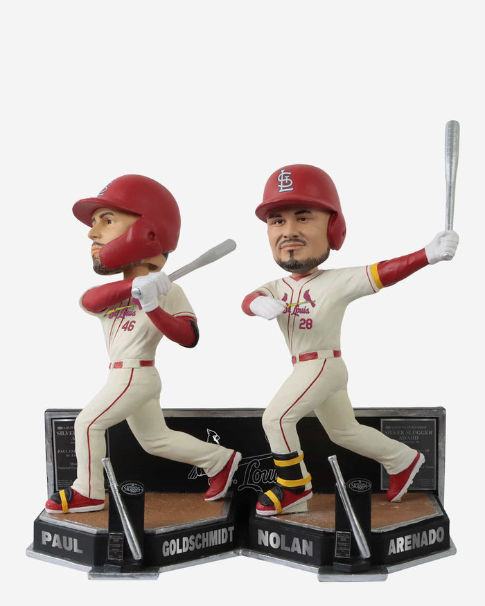 Paul Goldschmidt & Nolan Arenado St Louis Cardinals 2022 Silver Slugger Dual Bobblehead FOCO - FOCO.com