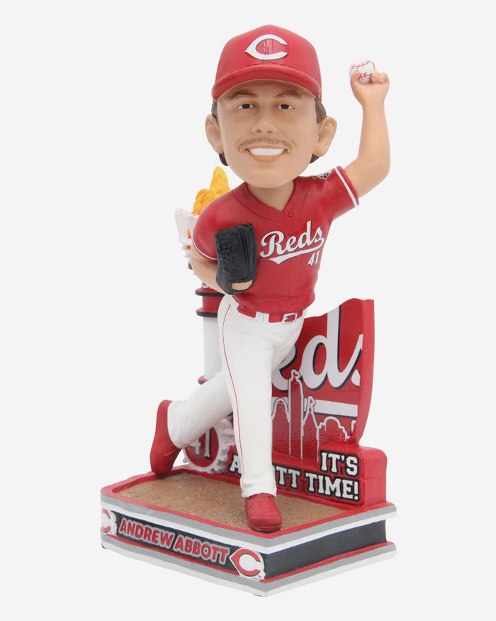 Andrew Abbott Cincinnati Reds Major League Debut Bobblehead FOCO - FOCO.com