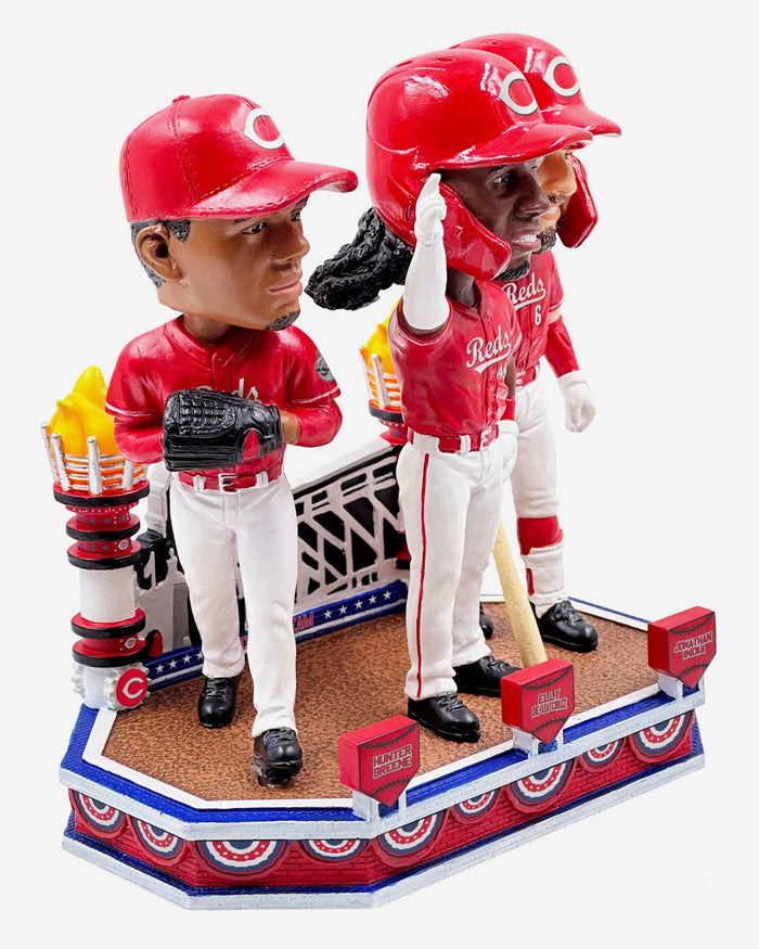 Cincinnati Reds Americas Team Mini Bobblehead Scene FOCO - FOCO.com