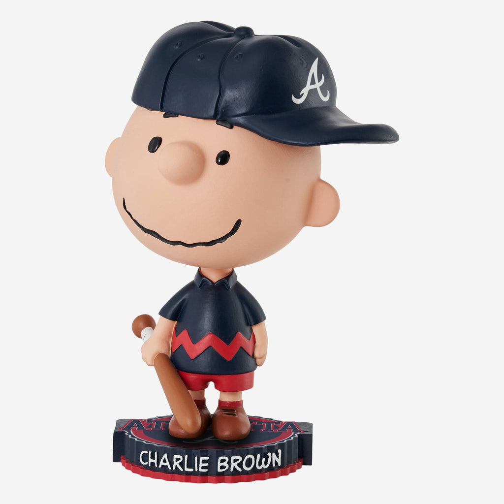 Atlanta Braves Charlie Brown Peanuts Bighead Bobblehead FOCO - FOCO.com