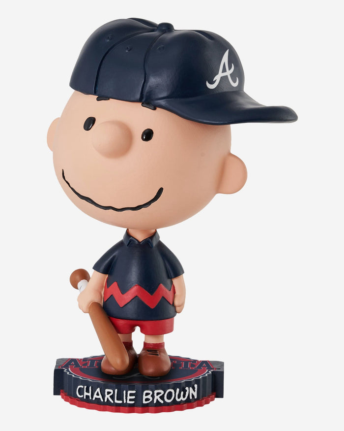 Atlanta Braves Charlie Brown Peanuts Bighead Bobblehead FOCO - FOCO.com