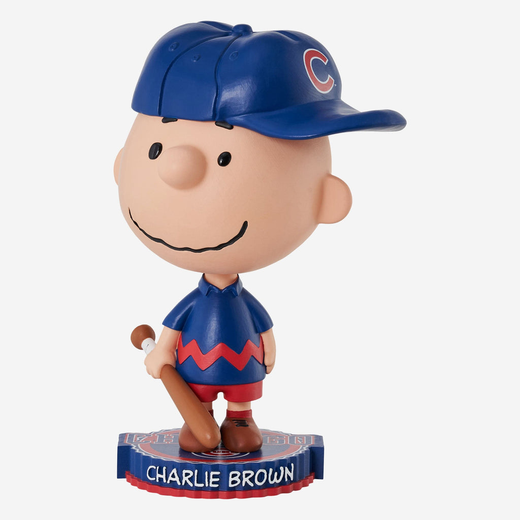 Chicago Cubs Charlie Brown Peanuts Bighead Bobblehead FOCO - FOCO.com