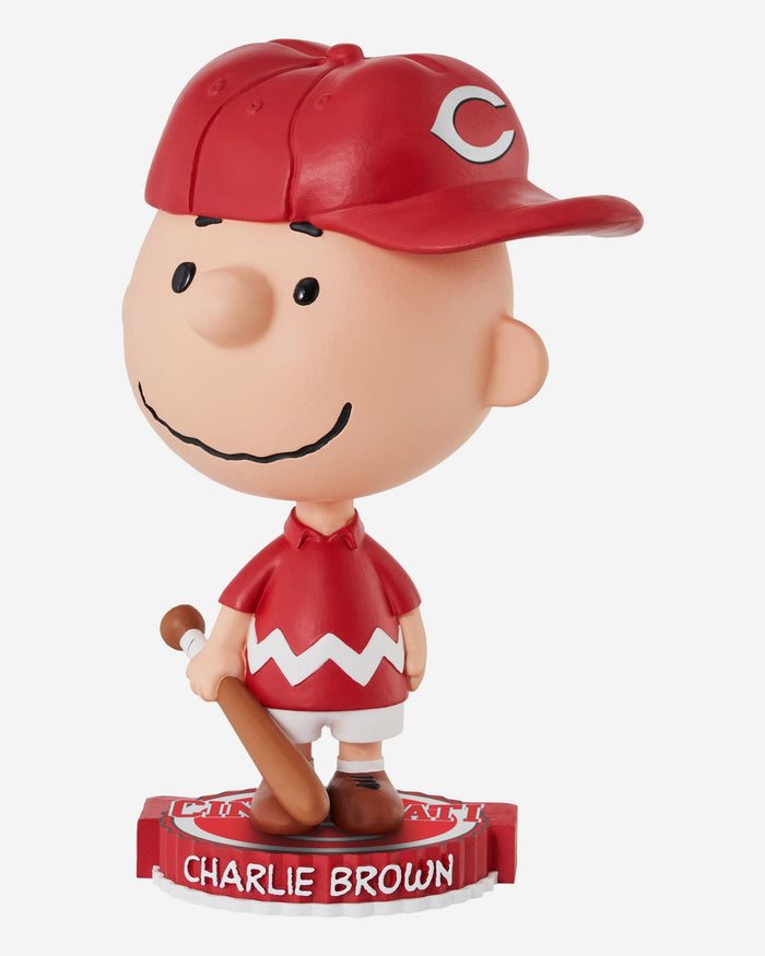 Cincinnati Reds Charlie Brown Peanuts Bighead Bobblehead FOCO - FOCO.com