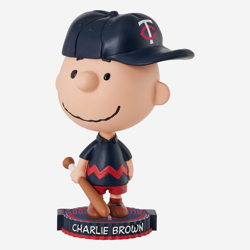 Minnesota Twins Charlie Brown Peanuts Bighead Bobblehead FOCO - FOCO.com
