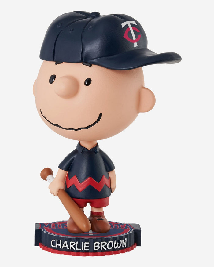 Minnesota Twins Charlie Brown Peanuts Bighead Bobblehead FOCO - FOCO.com