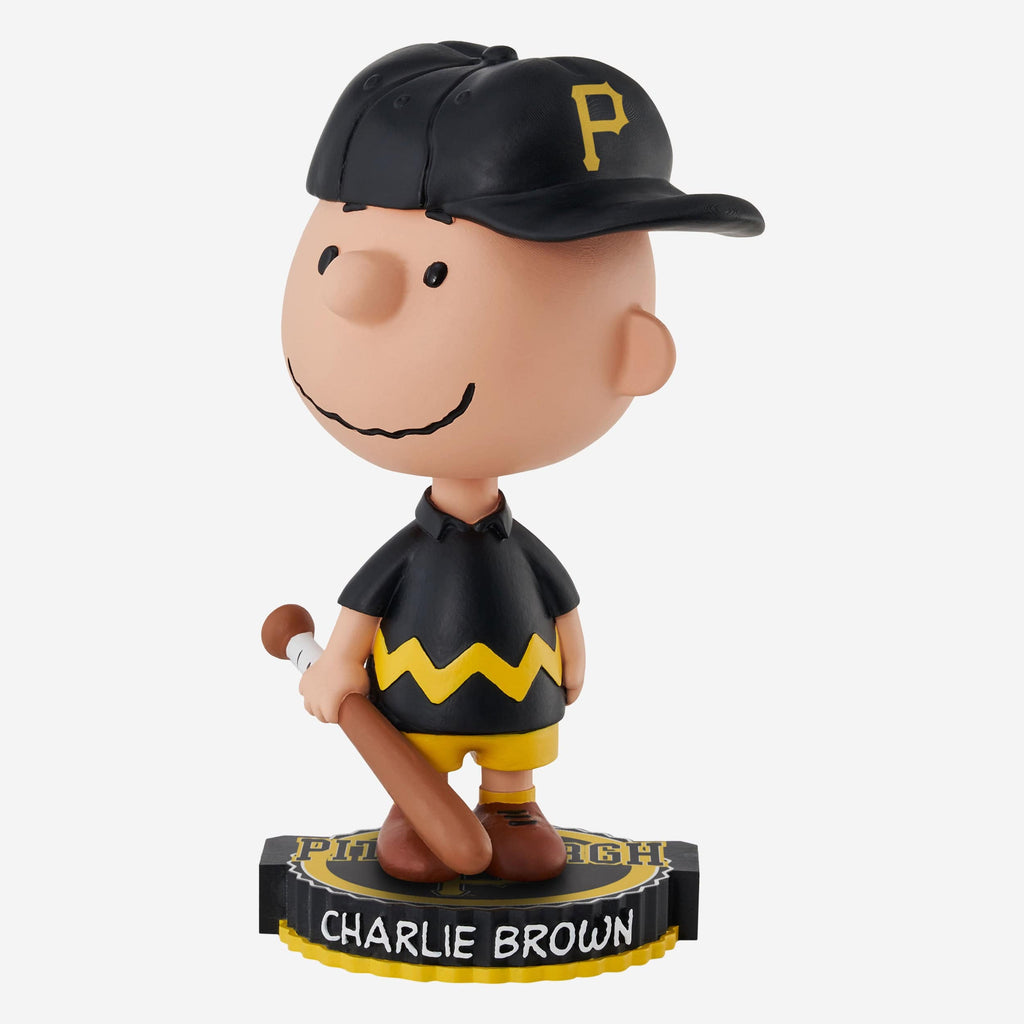 Pittsburgh Pirates Charlie Brown Peanuts Bighead Bobblehead FOCO - FOCO.com