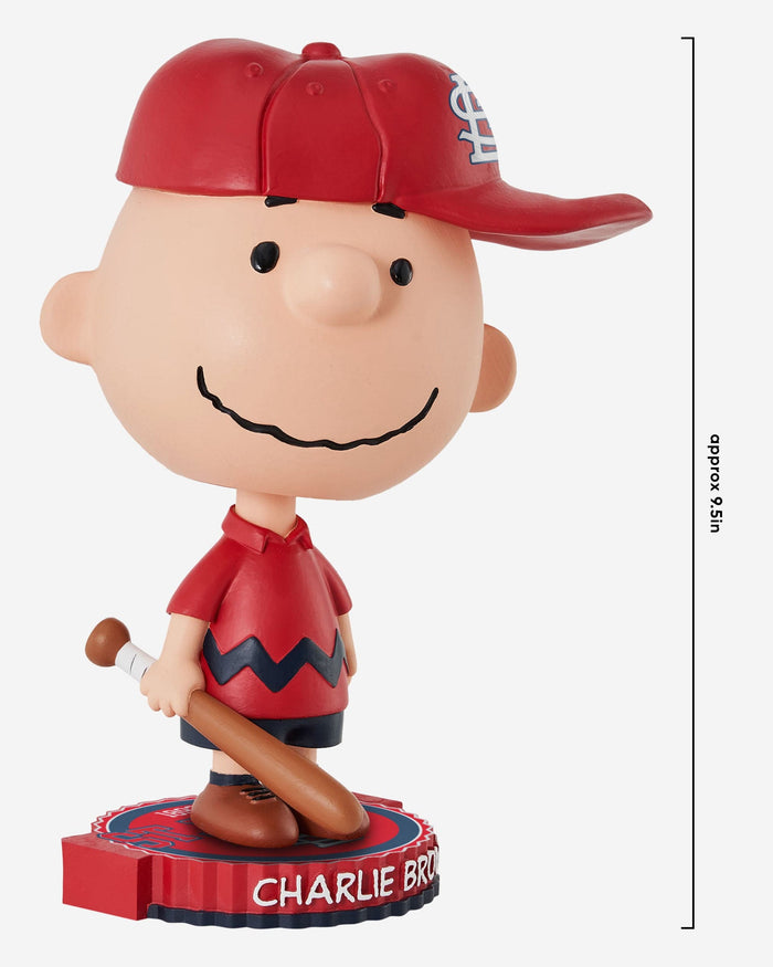 St Louis Cardinals Charlie Brown Peanuts Bighead Bobblehead FOCO - FOCO.com