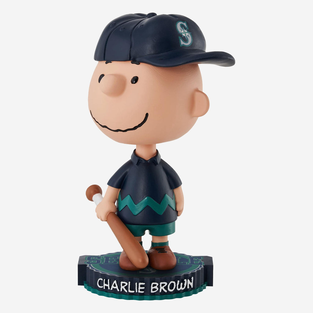 Seattle Mariners Charlie Brown Peanuts Bighead Bobblehead FOCO - FOCO.com