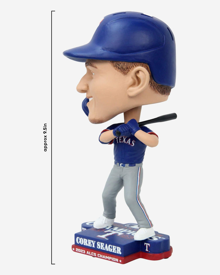 Corey Seager Texas Rangers 2023 American League Champions Gamebreaker Bighead Bobblehead FOCO - FOCO.com
