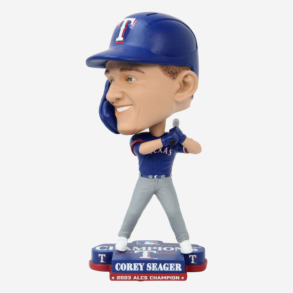 Corey Seager Texas Rangers 2023 American League Champions Gamebreaker Bighead Bobblehead FOCO - FOCO.com