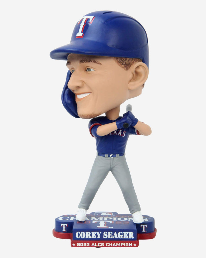 Corey Seager Texas Rangers 2023 American League Champions Gamebreaker Bighead Bobblehead FOCO - FOCO.com