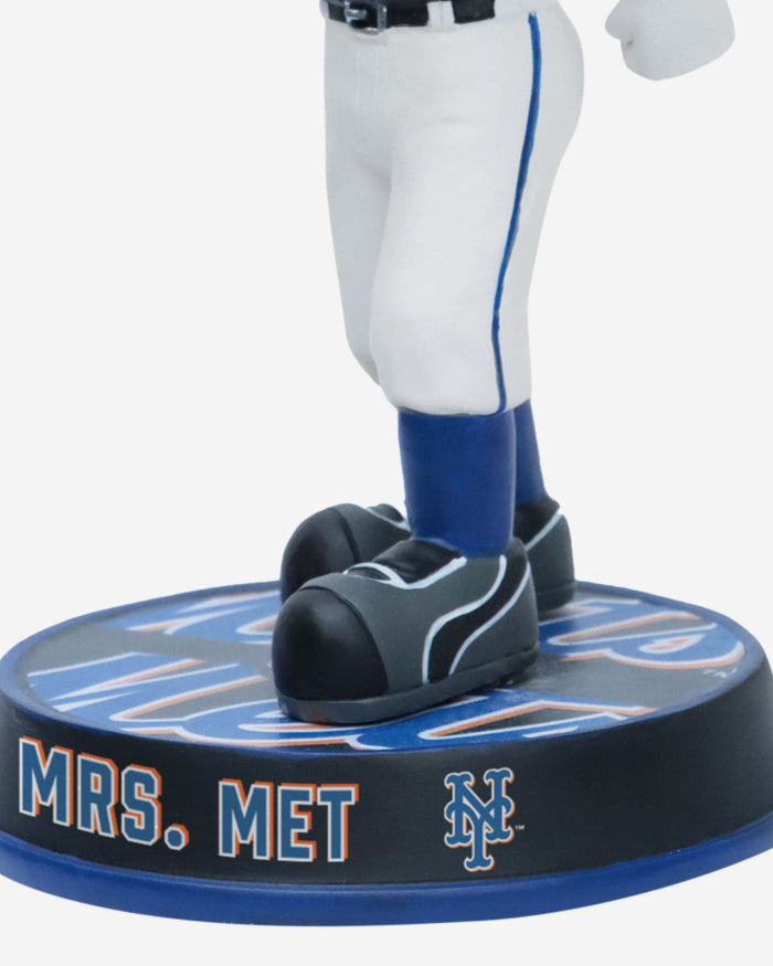 Mrs Met New York Mets Black Jersey Field Stripe Mascot Bighead Bobblehead FOCO - FOCO.com