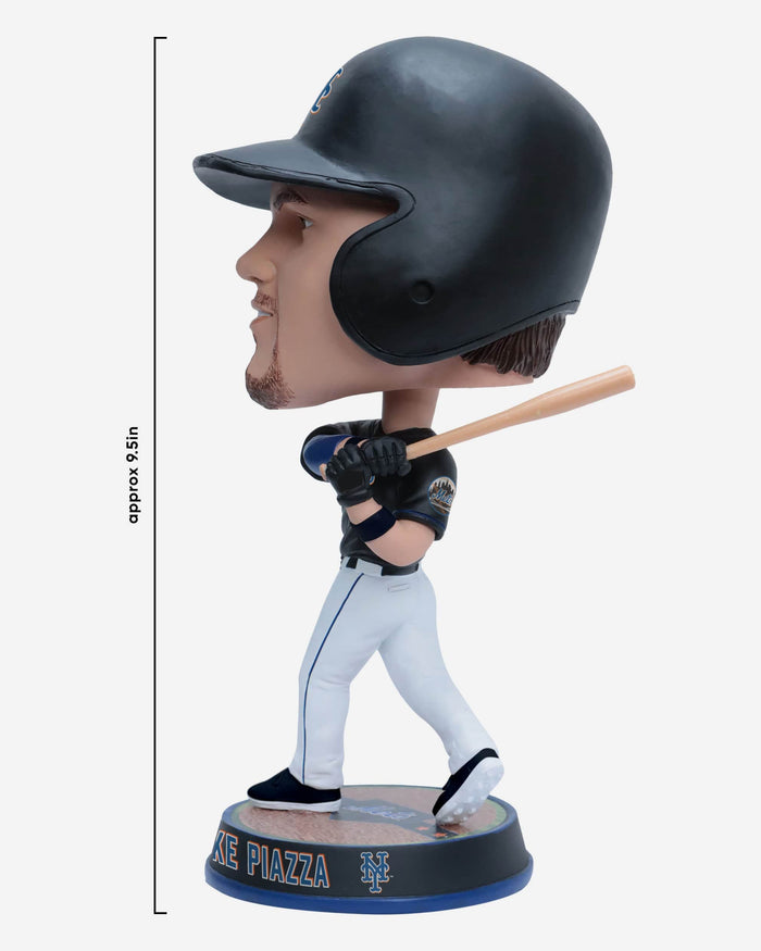 Mike Piazza New York Mets Black Jersey Field Stripe Bighead Bobblehead FOCO - FOCO.com