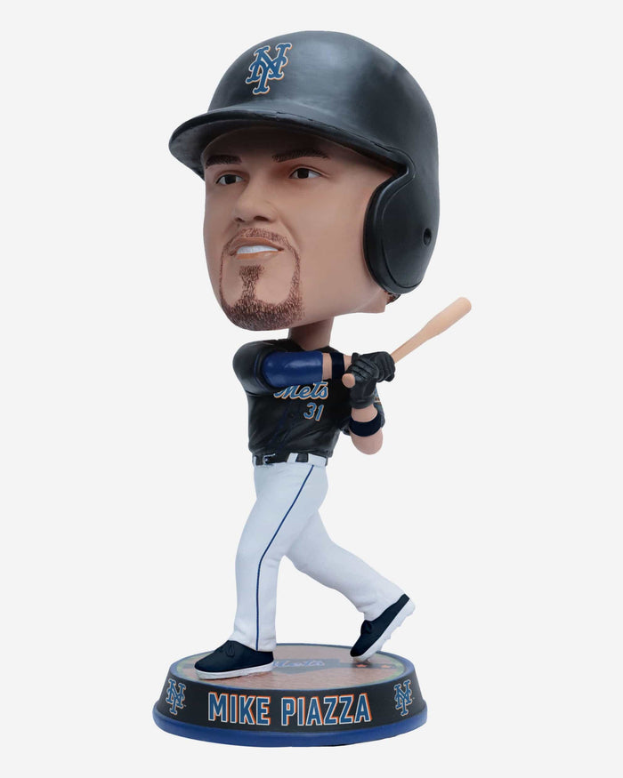 Mike Piazza New York Mets Black Jersey Field Stripe Bighead Bobblehead FOCO - FOCO.com