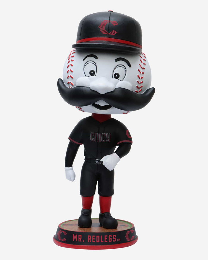 Mr Redlegs Cincinnati Reds 2023 City Connect Field Stripe Mascot Bighead Bobblehead FOCO - FOCO.com