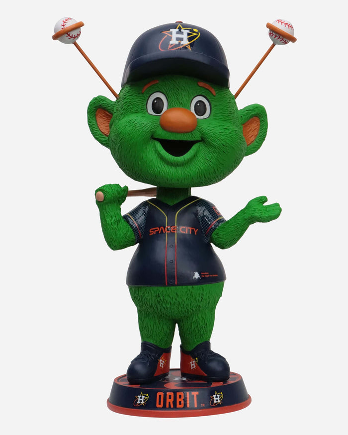 Orbit Houston Astros 2023 City Connect Field Stripe Mascot Bighead Bobblehead FOCO - FOCO.com