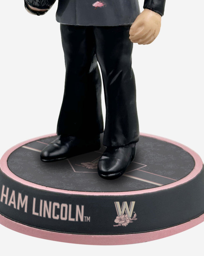 Abraham Lincoln Washington Nationals 2023 City Connect Field Stripe Mascot Bighead Bobblehead FOCO - FOCO.com