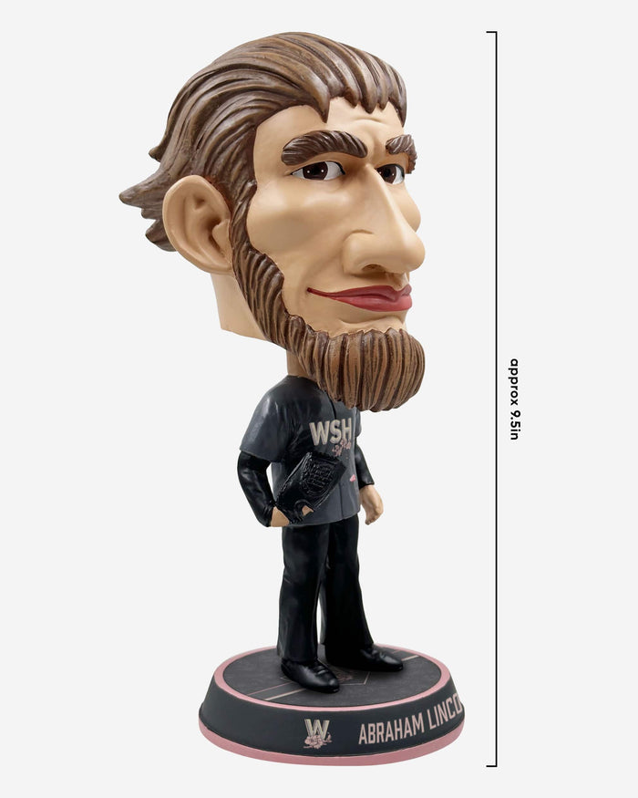 Abraham Lincoln Washington Nationals 2023 City Connect Field Stripe Mascot Bighead Bobblehead FOCO - FOCO.com