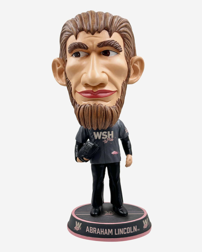 Abraham Lincoln Washington Nationals 2023 City Connect Field Stripe Mascot Bighead Bobblehead FOCO - FOCO.com