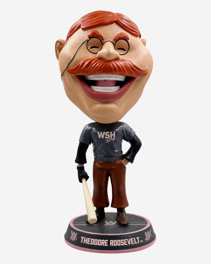 Theodore Roosevelt Washington Nationals 2023 City Connect Field Stripe Mascot Bighead Bobblehead FOCO - FOCO.com